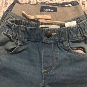 Bundle of little boy jeans old navy cay&jack cp
